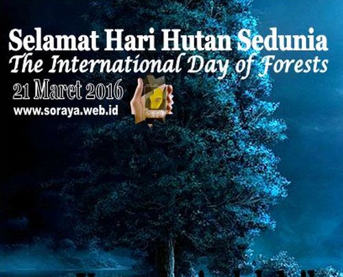 Selamat Hari Hutan Sedunia International Day of Forests