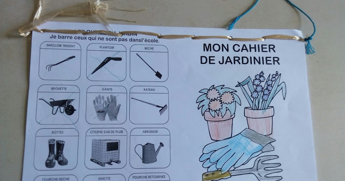 Mon cahier du jardinier pour les enfants