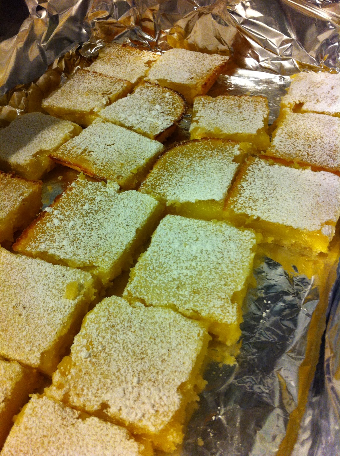 Lost and Food Smitten Kitchen's and Ina Garten's Lemon Bars