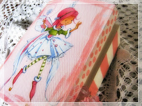 Kuferek Szkatułka dla Dziewczynki Księżniczki Wróżka Różowa Decoupage