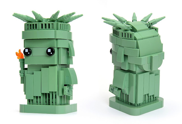 lady liberty lego brickheadz