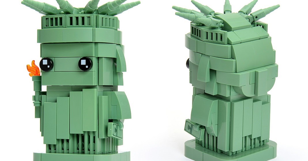 lego statue of liberty brickheadz