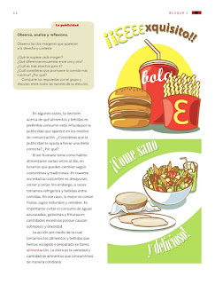 Apoyo Primaria Ciencias Naturales 5to grado Bloque I tema 1 La dieta correcta y su importancia para la salud