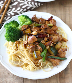 kung pao chicken noodles recipe