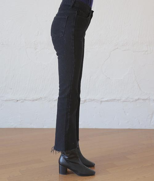 [Stylenanda] Frayed Semi-Bootcut Jeans | KSTYLICK - Latest Korean ...