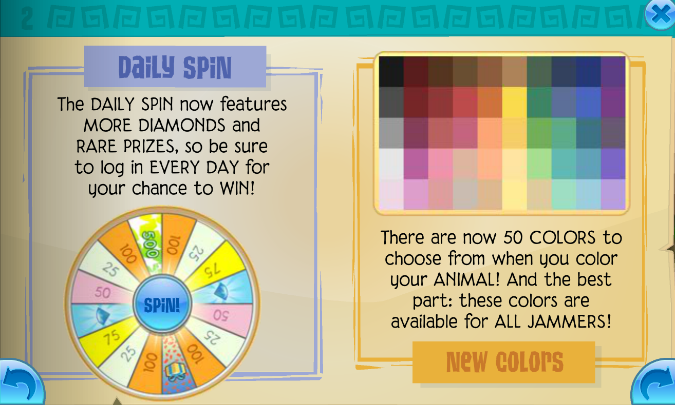 Spin now. Spin win Daily Diamonds guids.