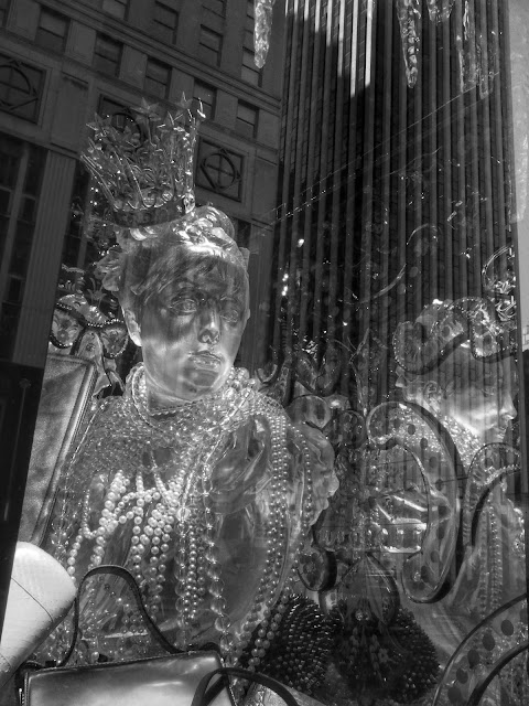 Silvery King of Mardi Gras #BGwindows #5thAvenueWindows NYC 2013
