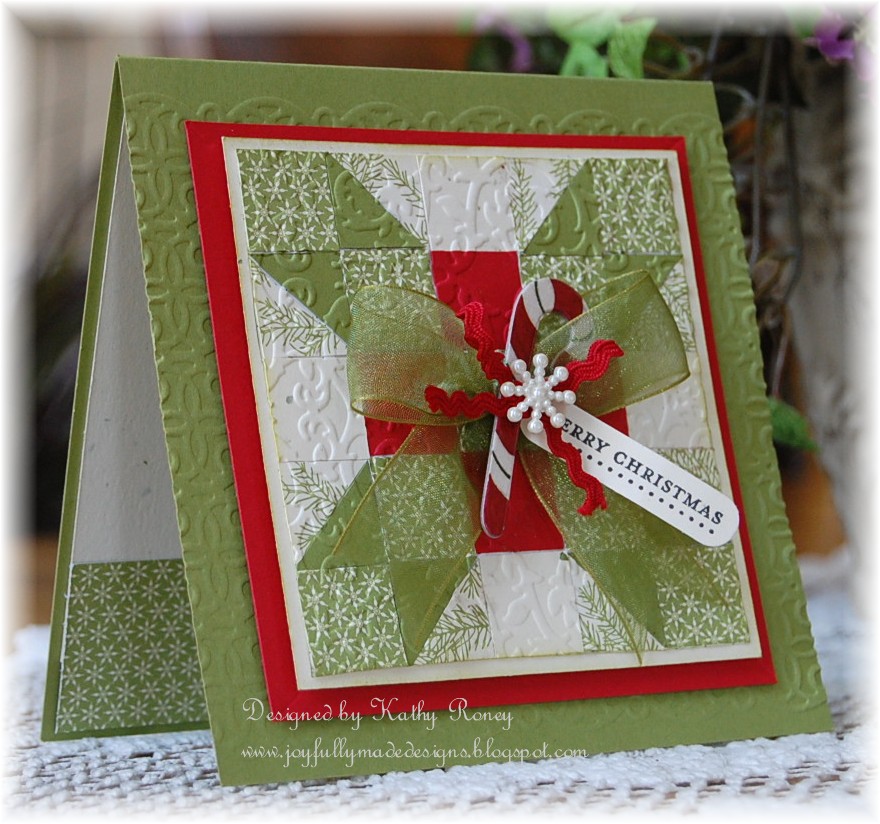 Joyfully Made Designs: Christmas Quilt Card
