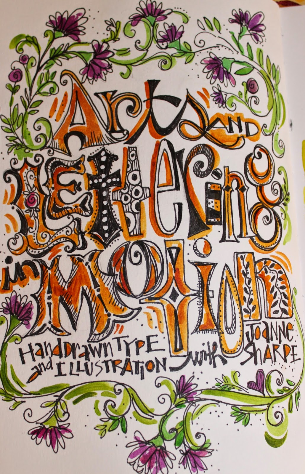 Whimspirations: NEW ONLINE CLASS!!! "ARTS and LETTERING in MOTION"...