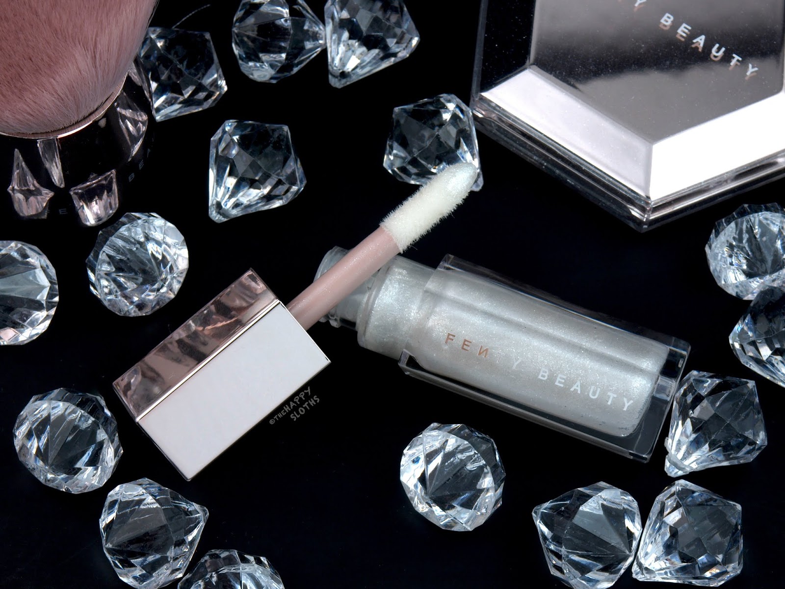 Fenty Beauty by Rihanna | Gloss Bomb Universal Lip Luminizer in "Diamond Milk": Review and Swatches