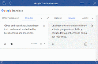 Google translate for desktop