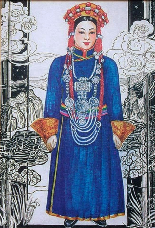 Бурятские девушки рисунки