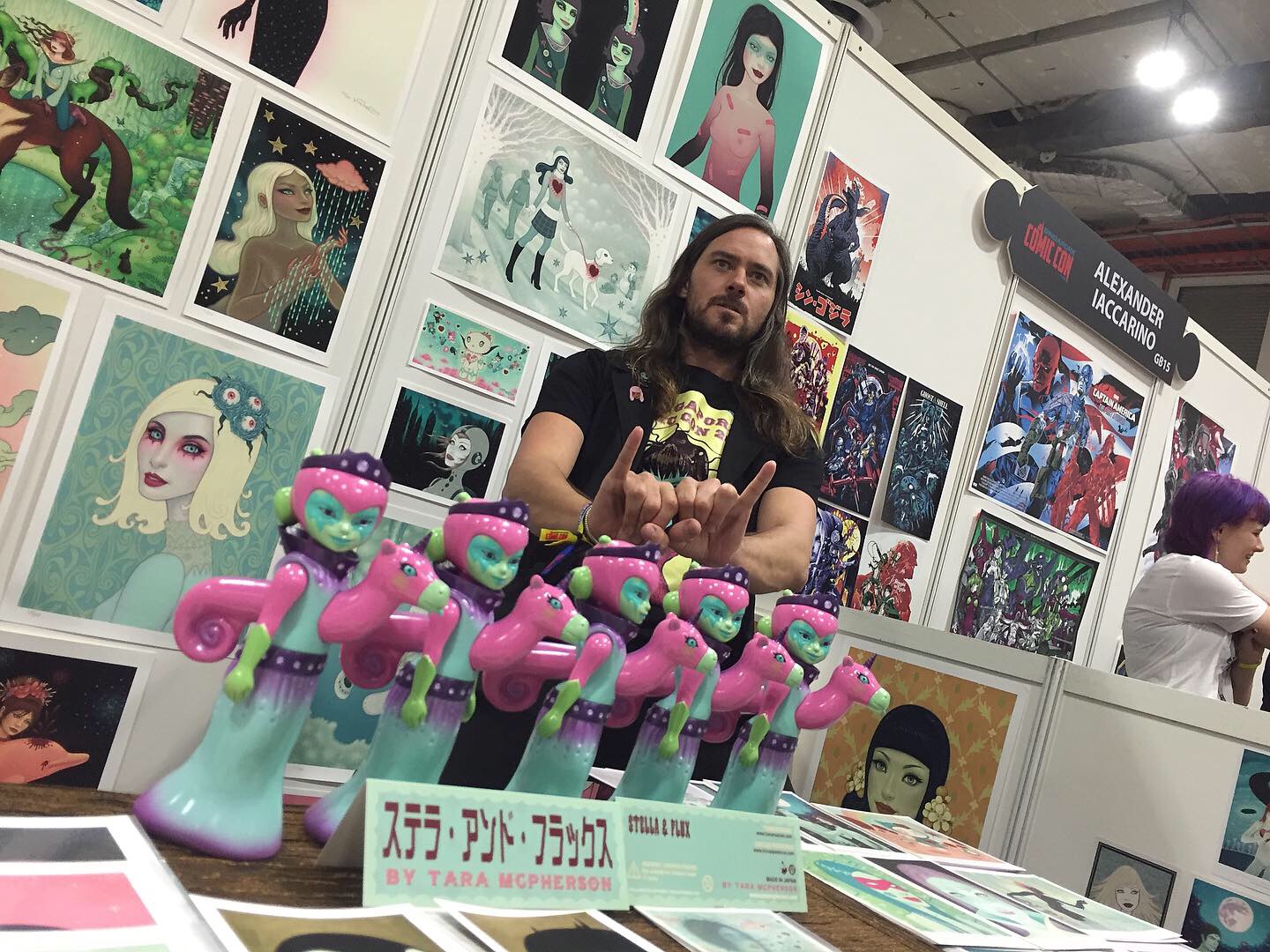 Tara McPherson & The Cotton Candy Machine at Singapore Comic Con 2019
