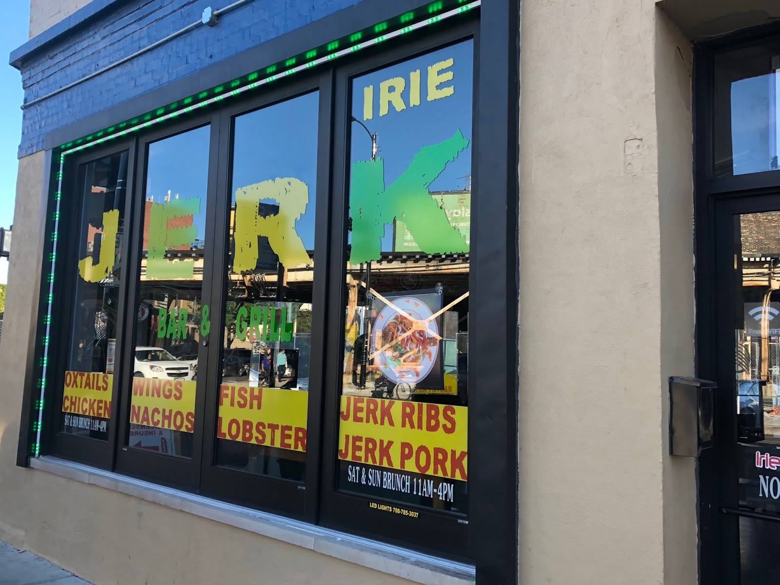 Smokin' Chokin' and Chowing with the King Irie Jerk Bar & Grill