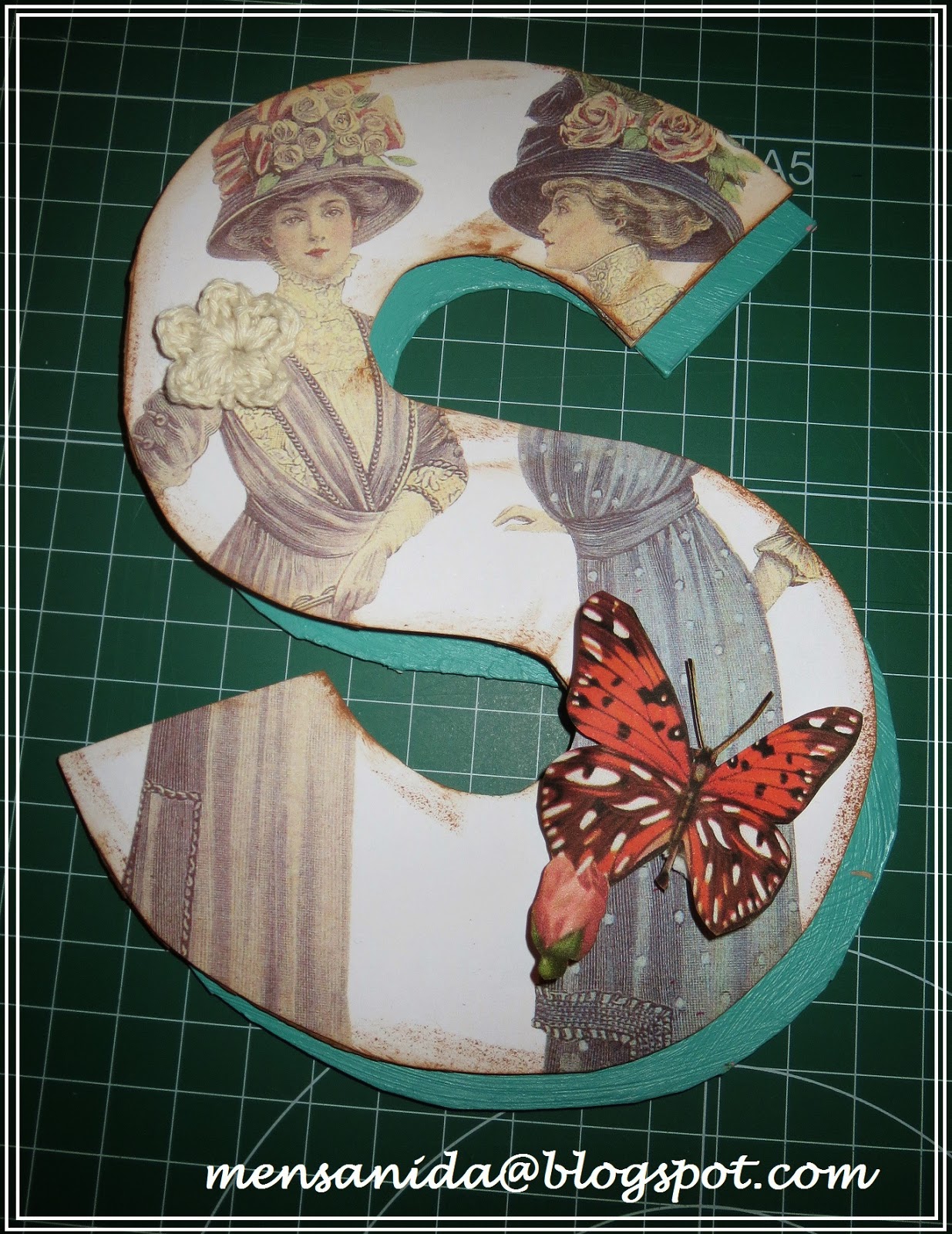 Mensanida craft: Letras Scrapbooking para decorar la pared de la craft ...