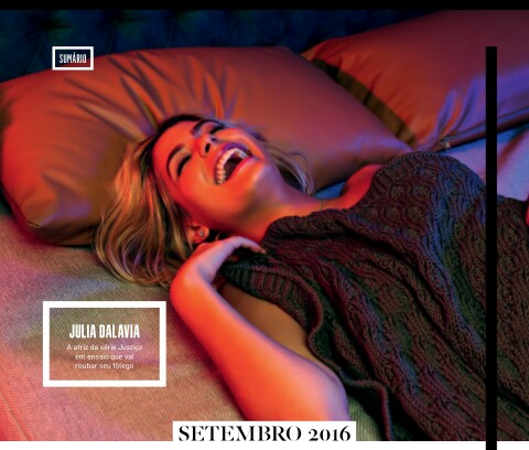 Revista VIP Setembro - Julia Dalavia - Famosas Brasil