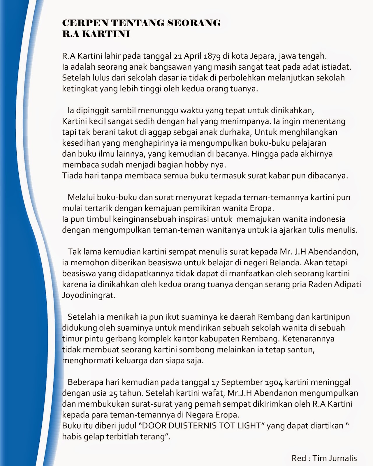 mading edisi Kartini day 2014