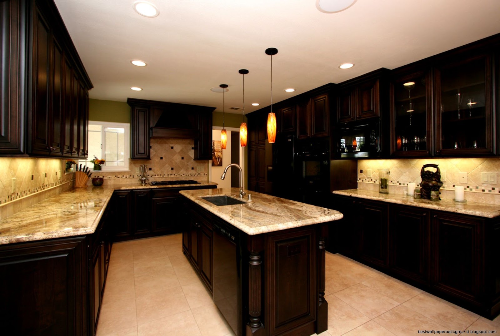 Kitchen Colors with Dark Cabinets