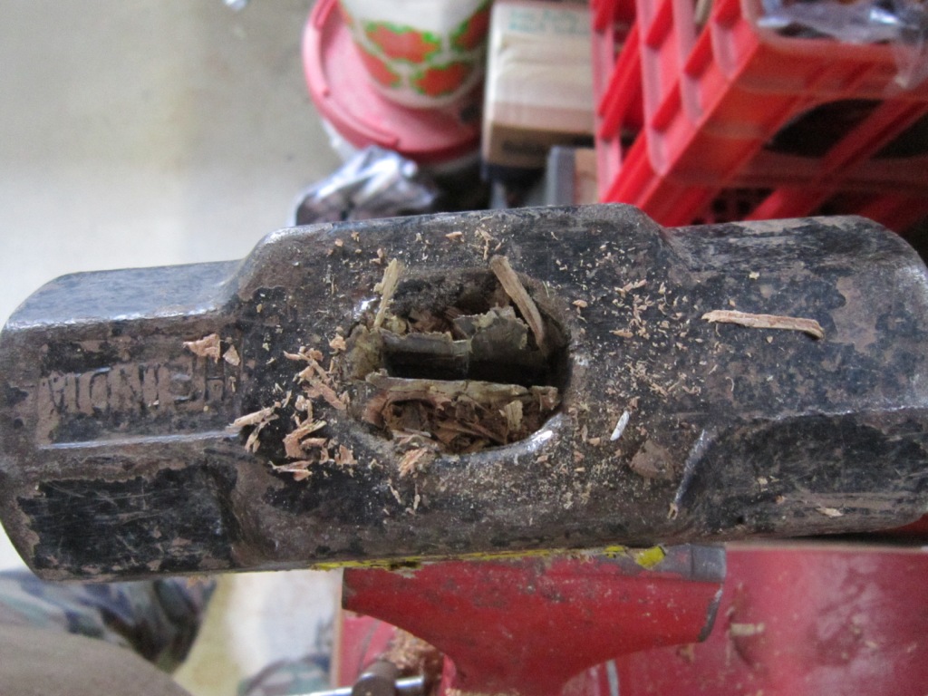 Feed Yourself During Hard Times Replacing a Broken Sledgehammer Handle