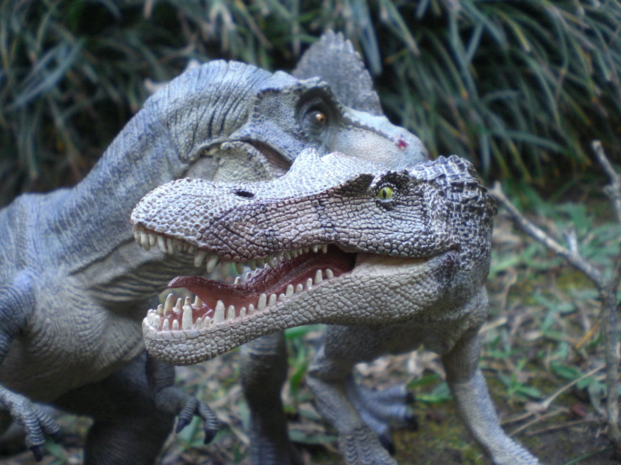 Tiranossauro Rex vs Espinossauro.
