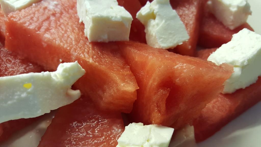 eat-culture: Wassermelone mit griechischem Feta Käse (Watermelon with ...
