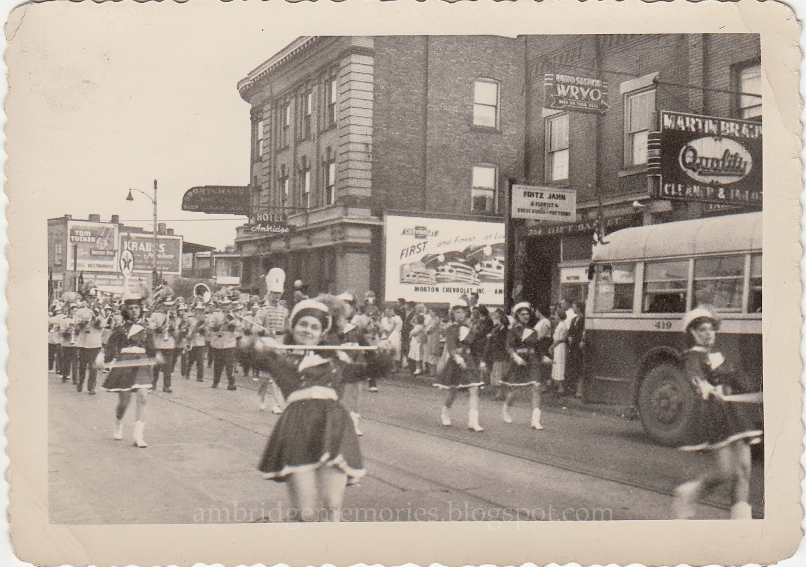 Ambridge Memories Merchant Street 800 block, circa 1948 1955. Plus