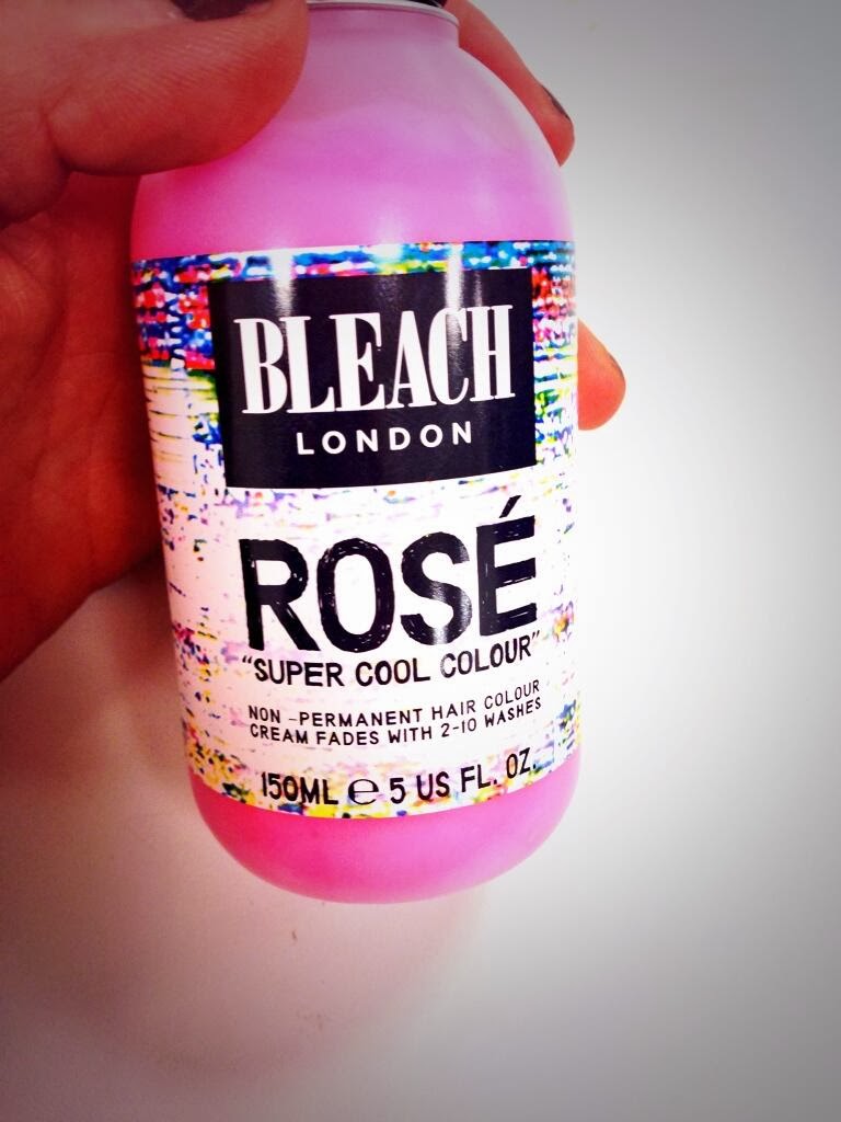 Two Sister's One Blog Bleach London Super Cool Colours Rosé Review
