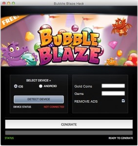 Bubble Blaze Hack Tool
