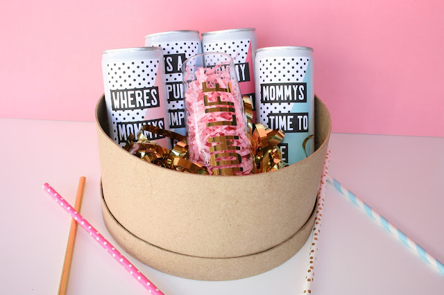 Check out this adorable DIY New Mom Survival Kit!