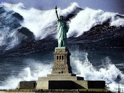 تقارير لسنة 2015 تنذر بغرق نيويورك وشانغهاي  وبعض البلدان الساحلية 