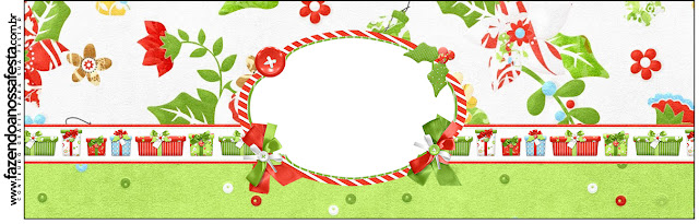 Flores en Navidad: Etiquetas para Candy Bar para Imprimir Gratis. Flores de Navidad: Etiquetas para Candy Bar para Imprimir Gratis