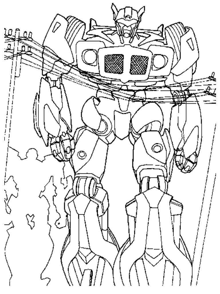 Transformers Coloring Pages Realistic Coloring Pages