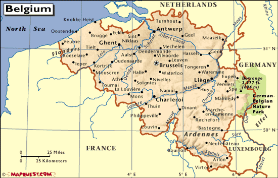 MAPS OF BELGIUM