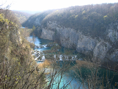 Plitvice lakes canyon