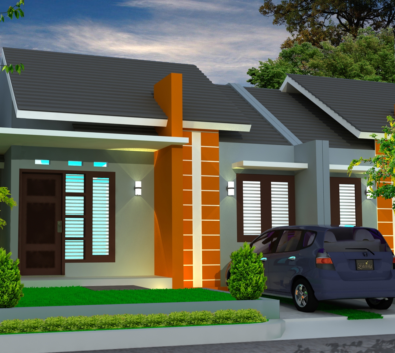 Gambar rumah  type  36  90 MODEL  RUMAH  MODERN