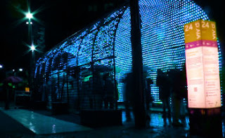 Light exhibition at the light festival
