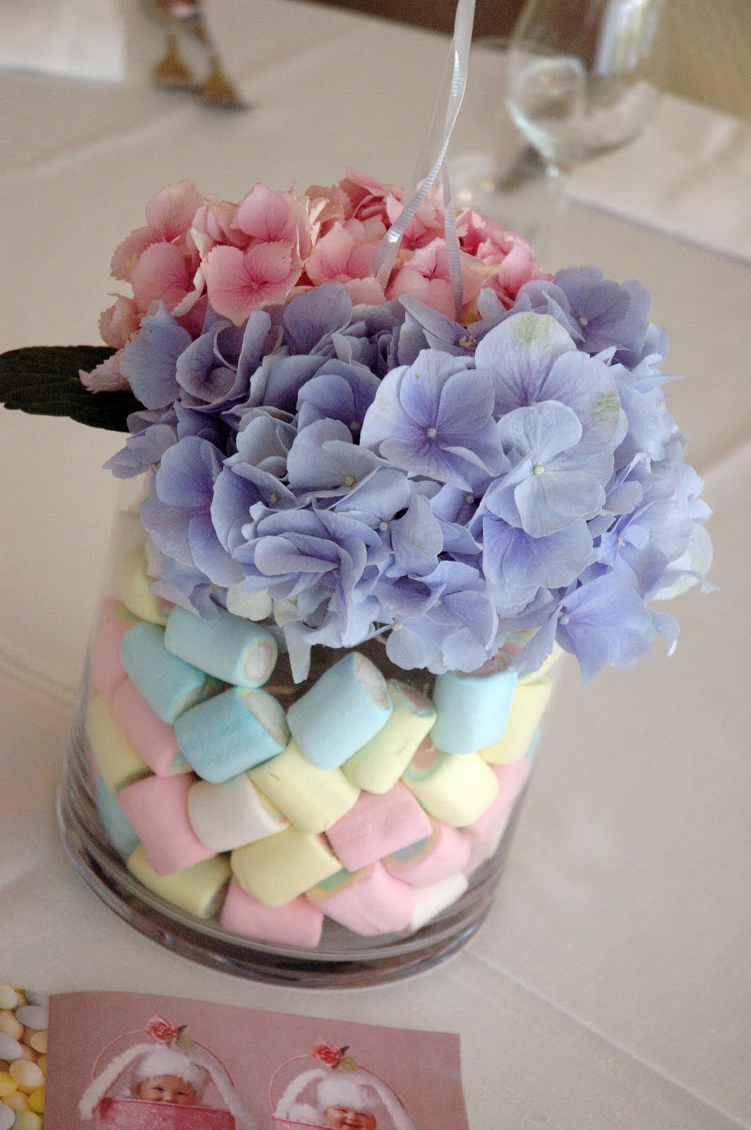 centrotavola fiori battesimo bimbo