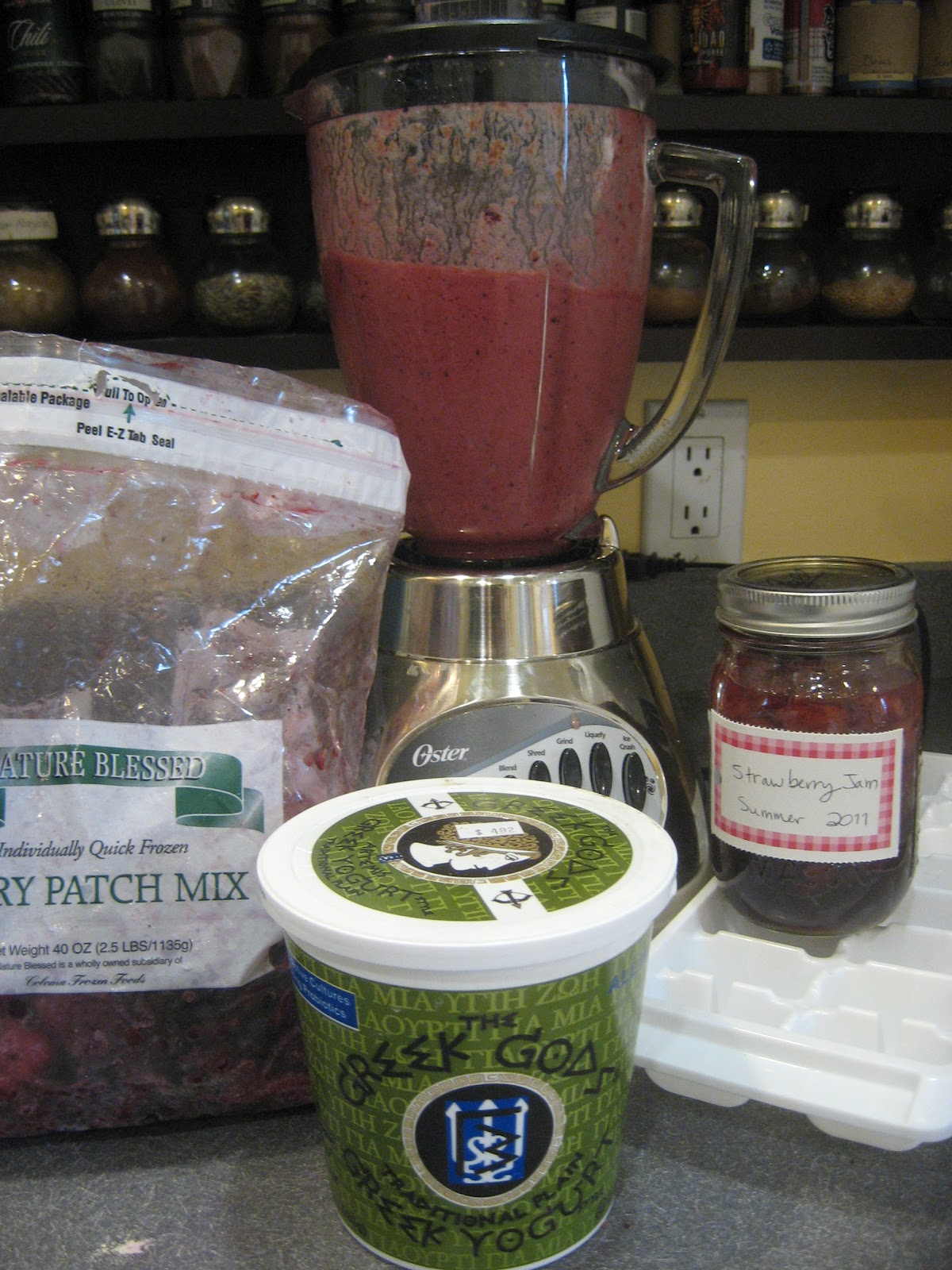 Happy Home Strawberry Jam Smoothies