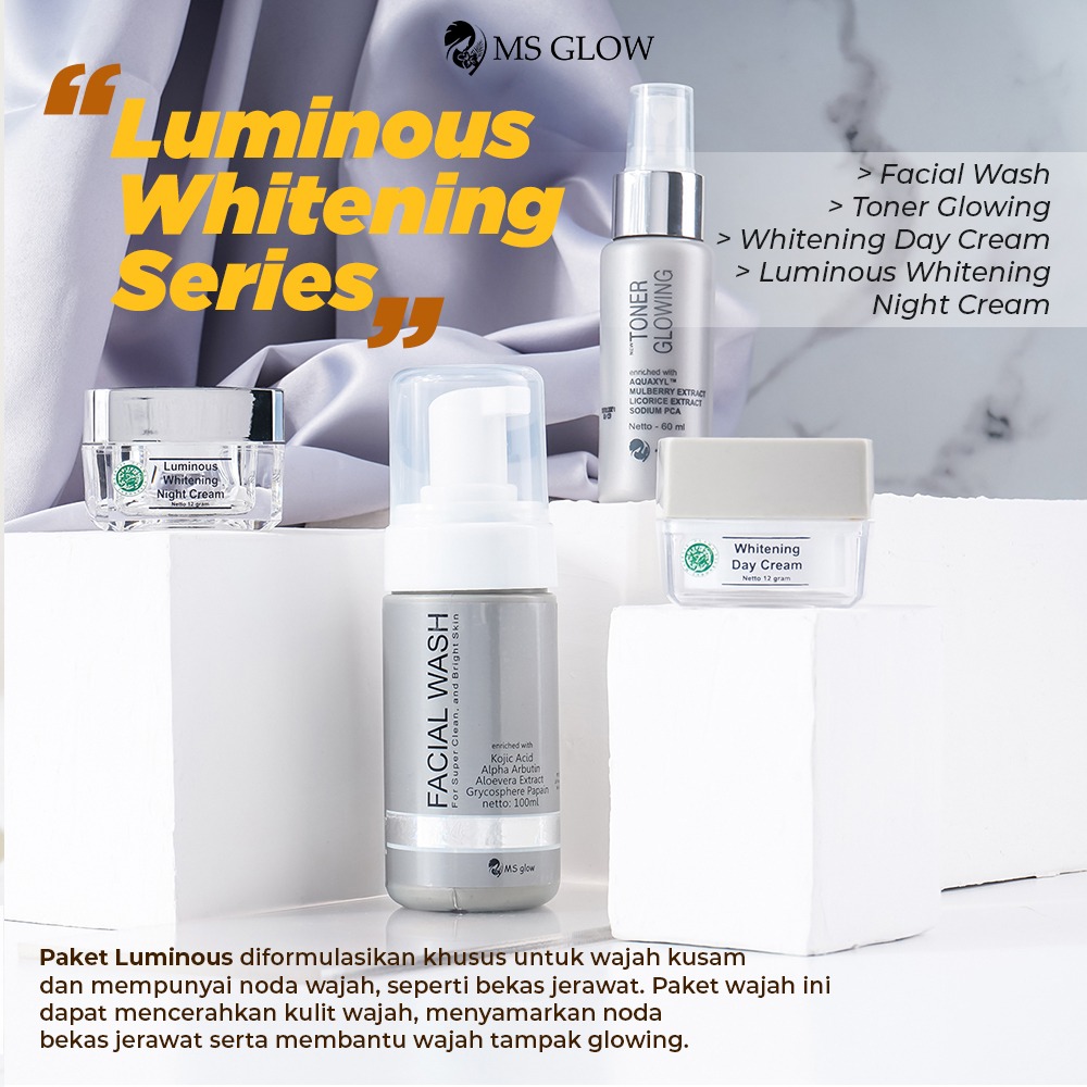 MS GLOW Luminous Whitening series