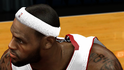 NBA 2K14 Realistic LeBron James Headband Fix