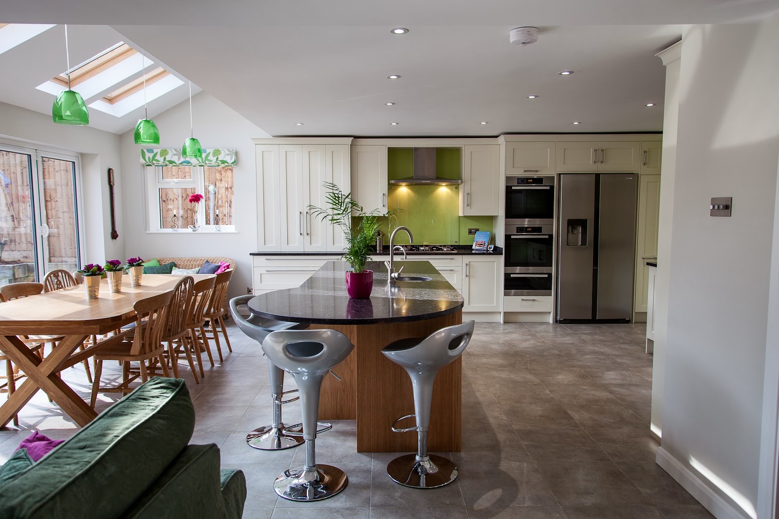 Furniture A Funky Open Plan Family Kitchen