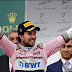 "Checo" Pérez, tercer lugar en el Gran Premio de Azerbaiyán