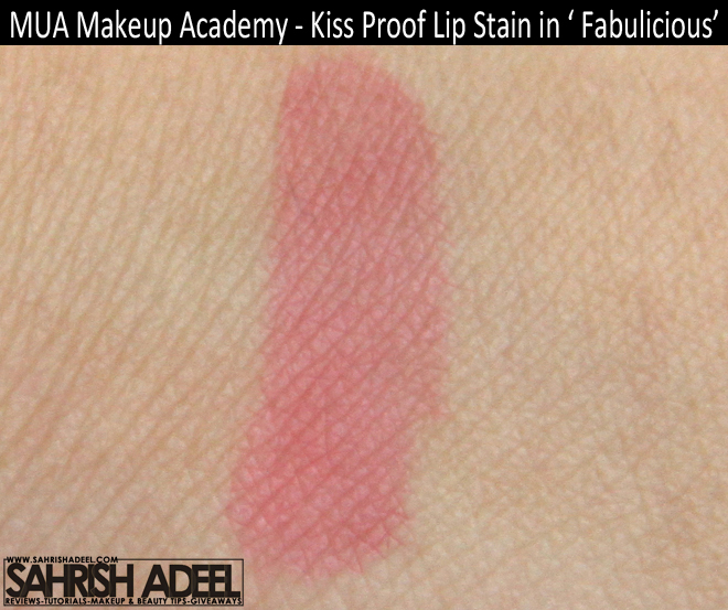 MUA Kiss Proof Lip Stain - Review & Swatch