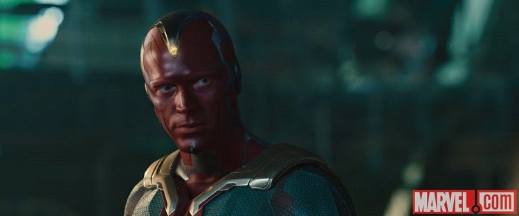 Paul Bettany as the Vision android in Avengers Age of Ultron The Vision Avengers Age of Ultron Paul Bettany JARVIS