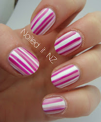 nail designs striped stripes easy sick nails naileditnz tutorial side nailed nz fashionsy