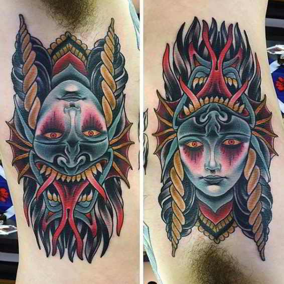 tatuajes de demonios y diablos 