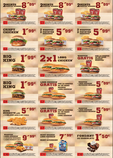 Experimentar veneno Puede ser ignorado Entre trucos y recetas aprendemos de belleza: Nuevos cupones descuento  Burger King y Mcdonalds