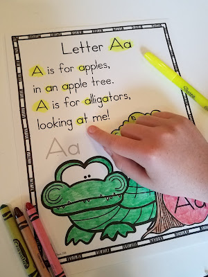 Alphabet Poems for Shared Reading | Mrs. McGinnis' Little Zizzers