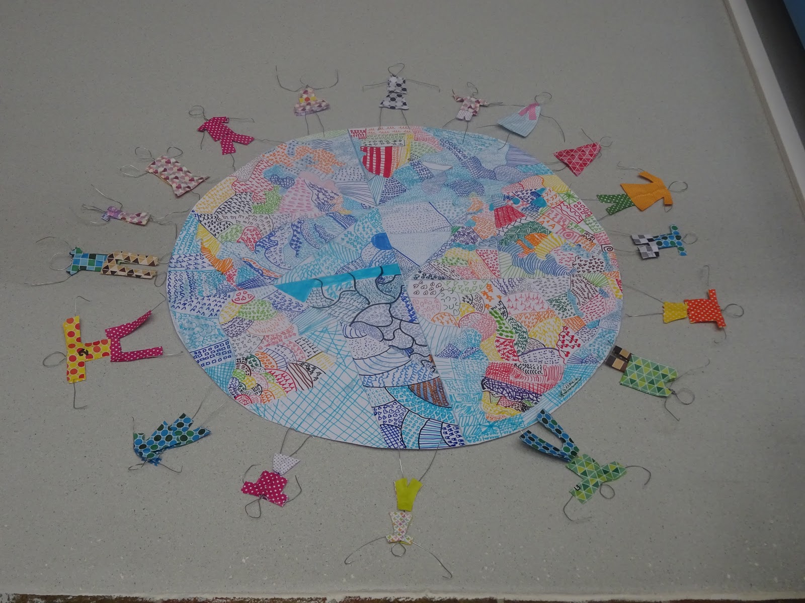 GBZ vierde leerjaar Knutselwerk = de