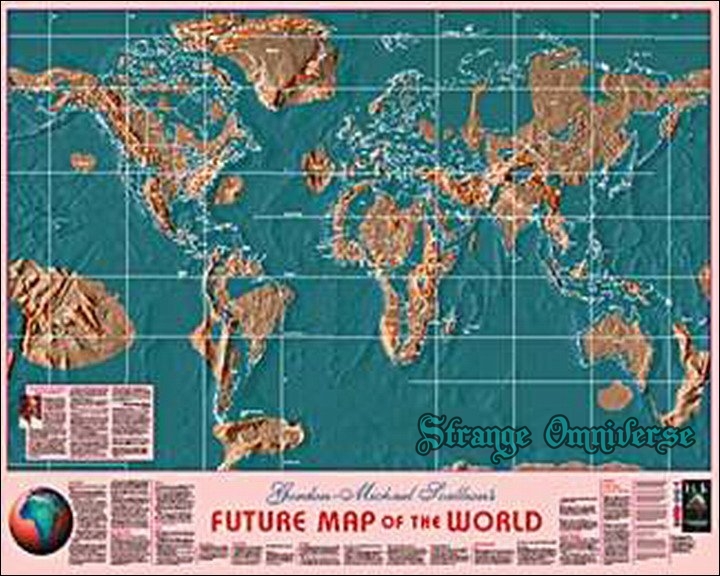 I Am America Map Golden Cities - Earthchanges 001